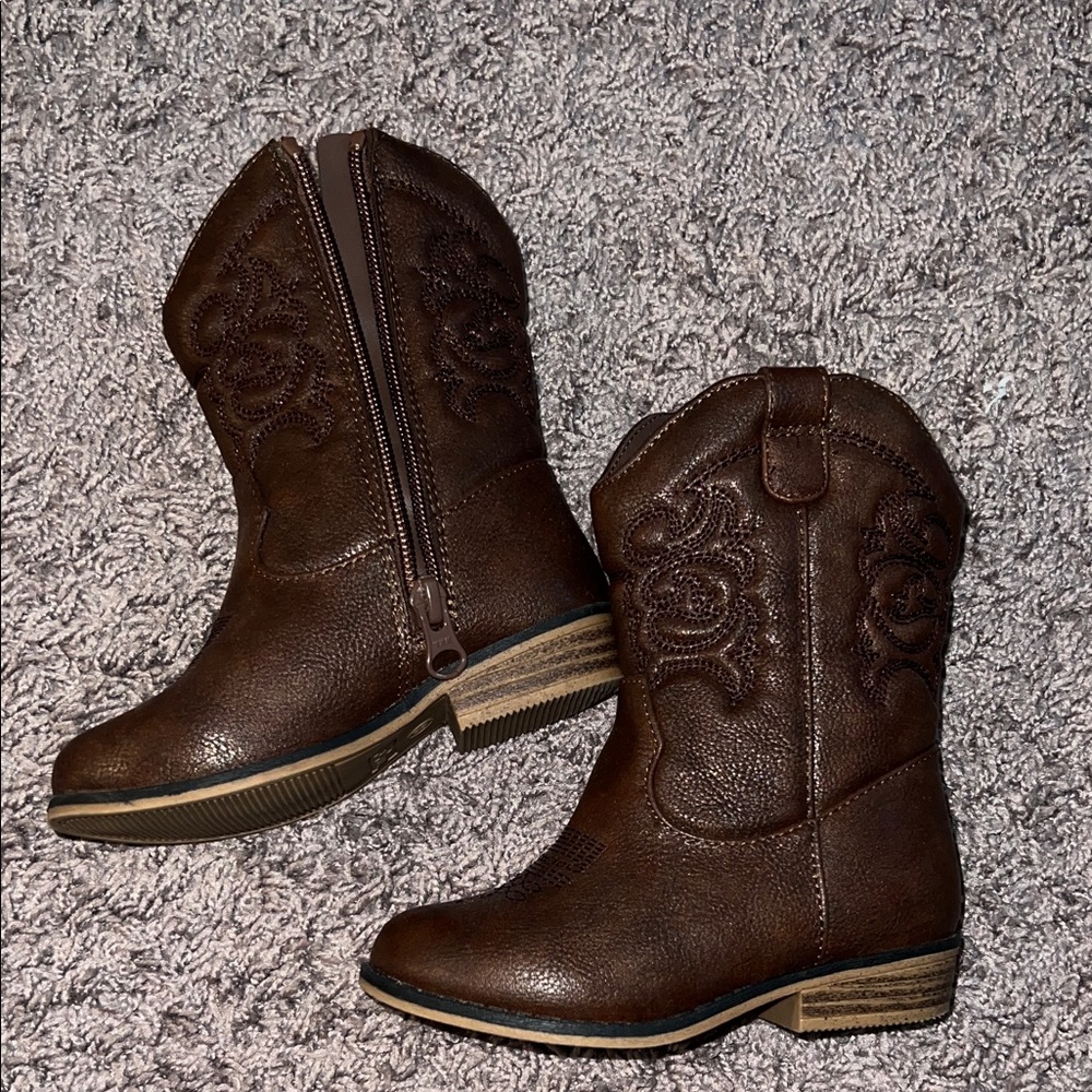 Cat & Jack Brown Kids Boots